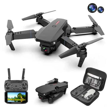 Dron RC Portátil E-88 Con Cámara Dual