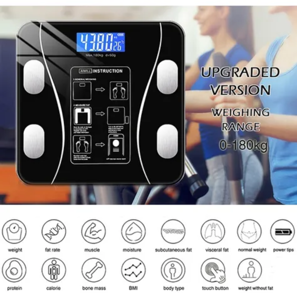 Báscula Digital Inteligente Bluetooth