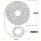 Cinta Tira Led Luz Neon Rgb Manguera 5 M
