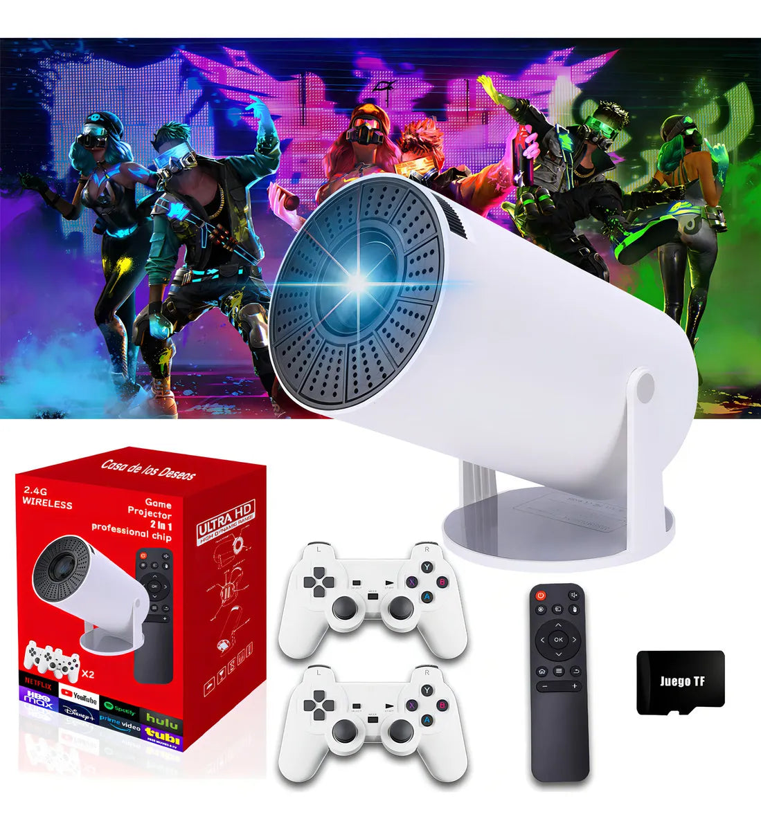 Proyector Con Juegos Ultra HD